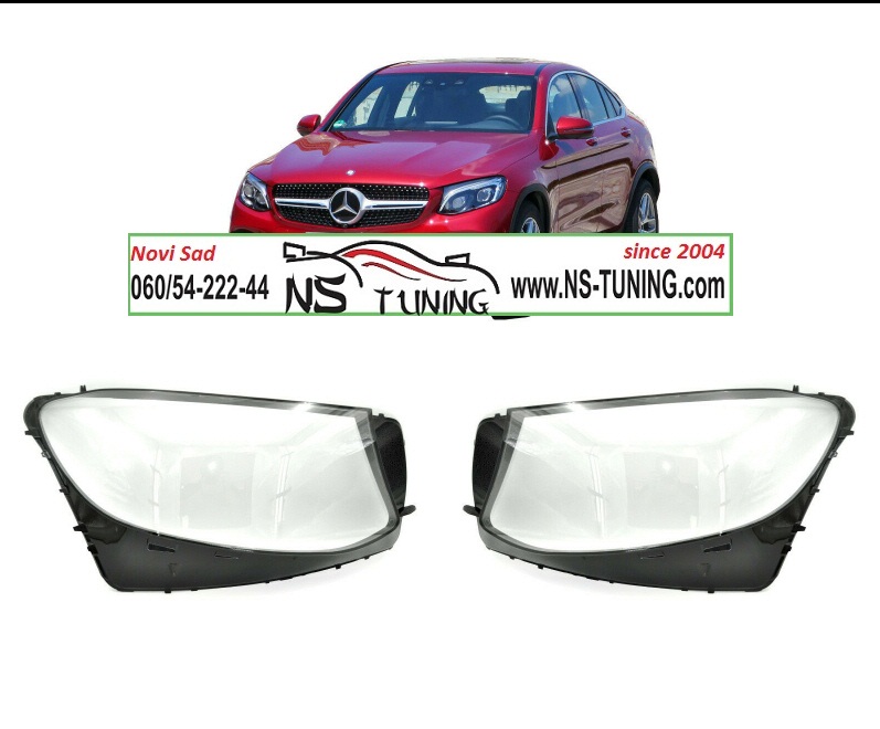 stakla za farove mercedes glc c253   2015 2016 2017 2018 2019  novi sad zamena stakla ns tuning